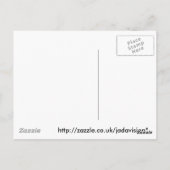 Bedankt voor de bruidstaart briefkaart (Achterkant)