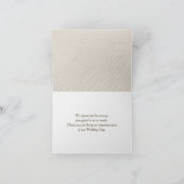 Bedankt voor de bruiloft (Binnen)