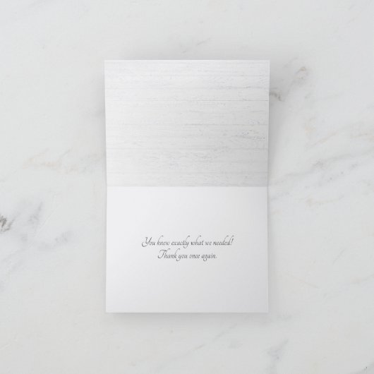 Bedankt voor de bruiloft (Binnen)