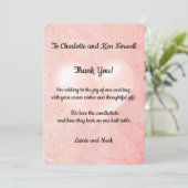 Bedankt voor de bruiloft 2 (Staand voorkant)