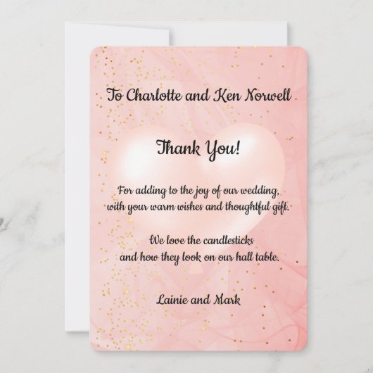 Bedankt voor de bruiloft 2 (Voorkant)