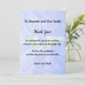 Bedankt voor de bruiloft 3 (Staand voorkant)