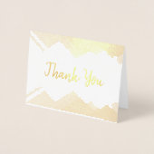 Bedankt voor de bruiloft folie kaarten (Voorkant)