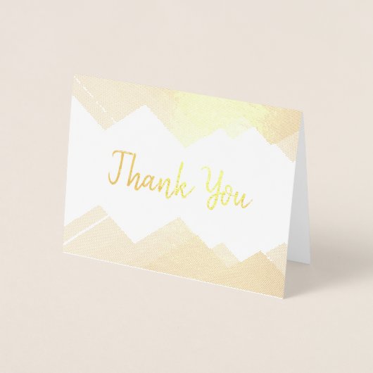 Bedankt voor de bruiloft folie kaarten (Voorkant)