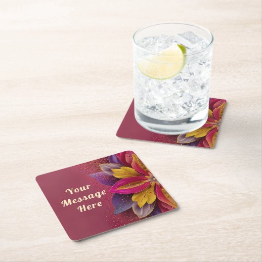 Bedankt voor de bruiloft kartonnen onderzetters (Insitu)