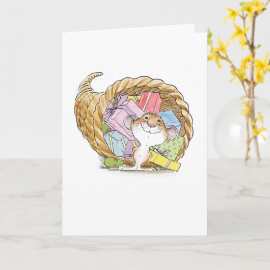 Bedankt voor de cadeaukaart kaart (Gele Bloem)