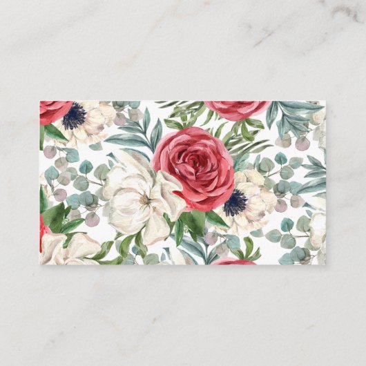 Bedankt voor de Dachshund Waterverf Festive Informatiekaartje (Achterkant)