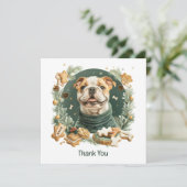 Bedankt voor de Engelse Bulldog (Staand voorkant)