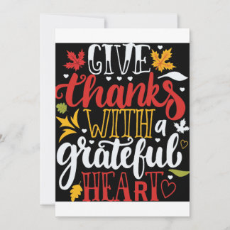 Bedankt voor de feestelijke Thanksgiving op de dag Kaart
