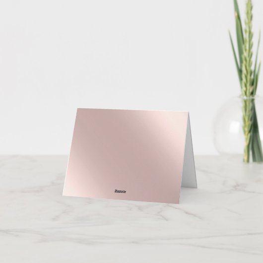 Bedankt voor de Folie Rosegold (Achterkant)