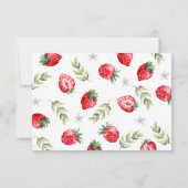 Bedankt voor de foto 'Berry Much' Abrawberry Birth (Achterkant)