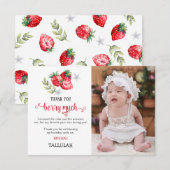 Bedankt voor de foto 'Berry Much' Abrawberry Birth (Voorkant / Achterkant)