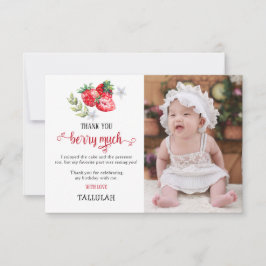 Bedankt voor de foto 'Berry Much' Abrawberry Birth