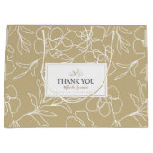 Bedankt voor de fotograaf Branding Gift Bag  Groot Cadeauzakje (Voorkant)