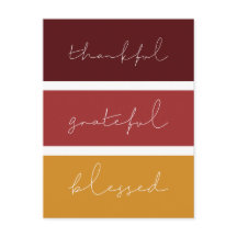 Bedankt voor de gebufferde moderne Thanksgiving