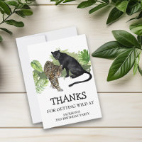 Bedankt voor de Gekke Verjaardag Luipaard Panter