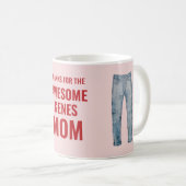 Bedankt voor de Geweldige genen Mam Moederdag Koffiemok (Voorkant rechts)
