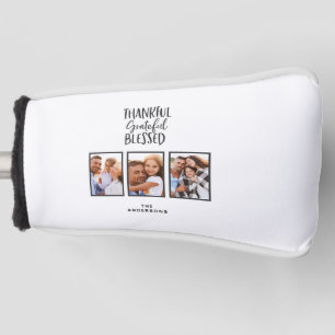 Bedankt voor de gezegende foto-Thanksgiving Golfheadcover
