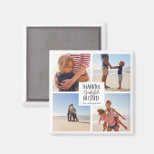 Bedankt voor de gezegende foto-Thanksgiving Magneet (Voorkant / Achterkant)