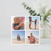 Bedankt voor de gezegende foto-Thanksgiving Save The Date (Staand voorkant)