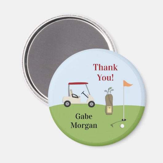 Bedankt voor de golfmagneet magneet (Voorkant / Achterkant)