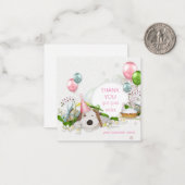 Bedankt voor de grappige hond notitiekaartje (Voorkant / Achterkant in situ)