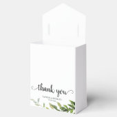 Bedankt voor de groene bruiloft bedankdoosjes (Geopend)