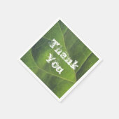 Bedankt voor de heldere groene lederen foto servet (Hoek)