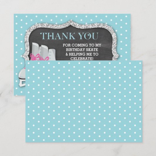 Bedankt voor de ijsschaatswedstrijd (Voorkant / Achterkant)