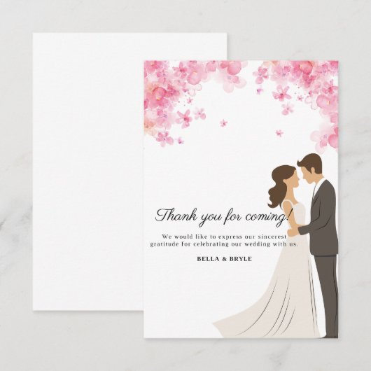 Bedankt voor de Kaart (Voorkant / Achterkant)