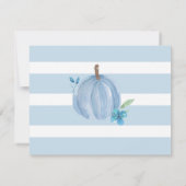 Bedankt voor de kaartjes voor de Pumpkin Blue Boy  (Achterkant)