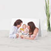 Bedankt voor de kerstcadeaufoto kaart (Voorkant)