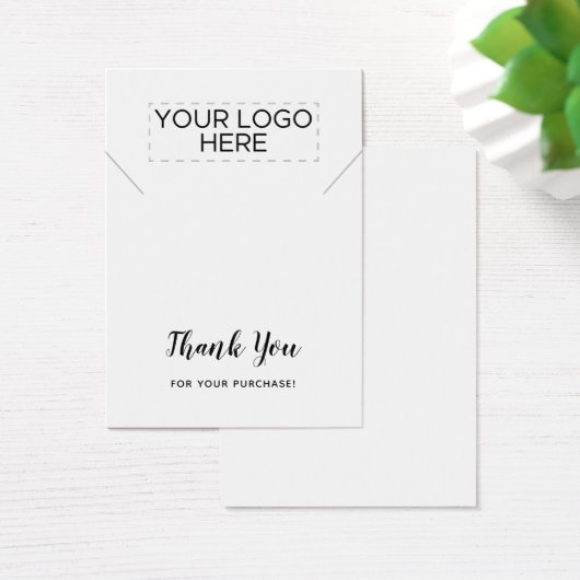 Bedankt voor de Ketting DisplayCard Visitekaartje (Bureau)