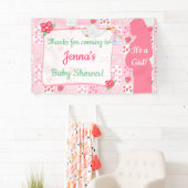 Bedankt voor de komende banner van het Baby shower (Insitu)