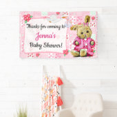 Bedankt voor de komende banner van het Baby shower (Insitu)