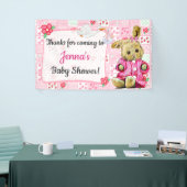 Bedankt voor de komende banner van het Baby shower (Beurs)