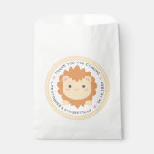 Bedankt voor de komst van Cute Lion Kids Birthday Bedankzakje (Voorkant)