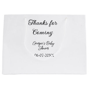 Bedankt voor de komst van het baby shower Modern S Groot Cadeauzakje