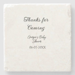Bedankt voor de komst van het baby shower Modern S Stenen Onderzetter