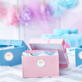 Bedankt voor de komst van Unicorn Ronde Sticker