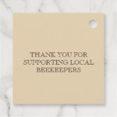 Bedankt voor de Labels voor de honingbijen (Achterkant)