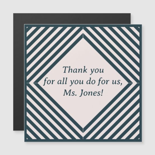 Bedankt voor de leraar (Voorkant / Achterkant)