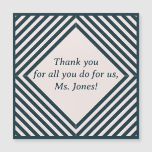 Bedankt voor de leraar