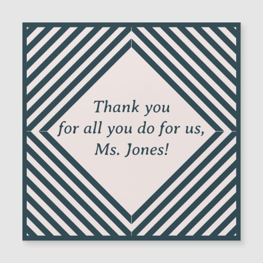 Bedankt voor de leraar (Voorkant)