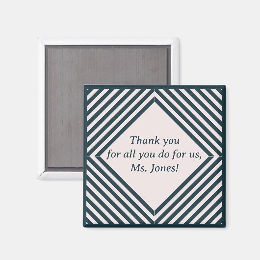 Bedankt voor de leraar magneet (Voorkant / Achterkant)