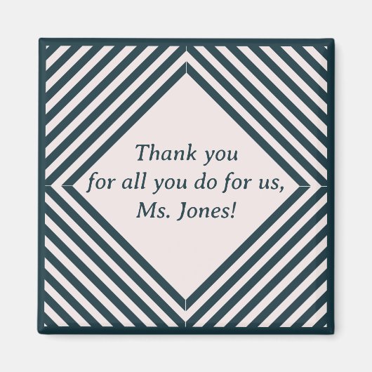 Bedankt voor de leraar magneet (Voorkant)