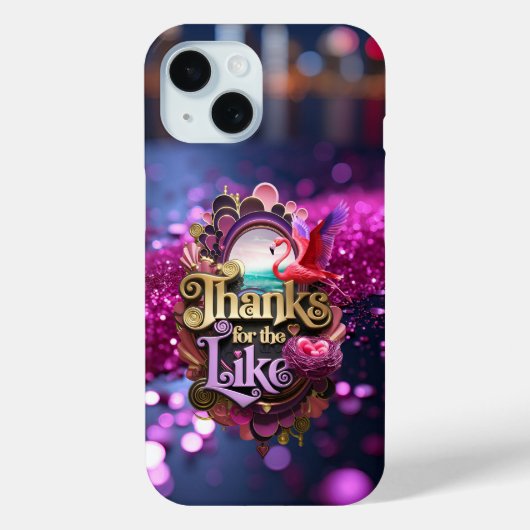 Bedankt voor de Like iPhone case (Achterkant)
