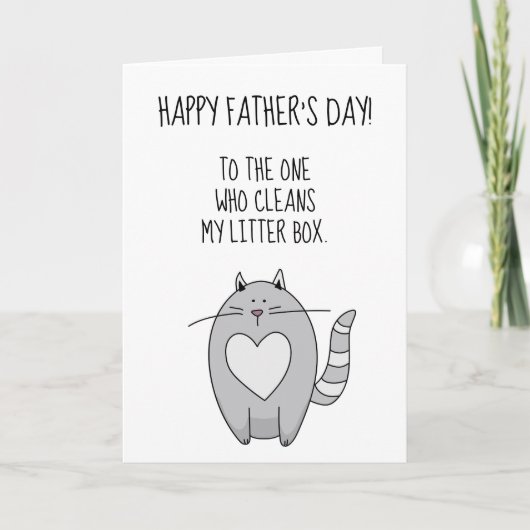 Bedankt voor de Litter Box Cleanup! Kaart (Voorkant)