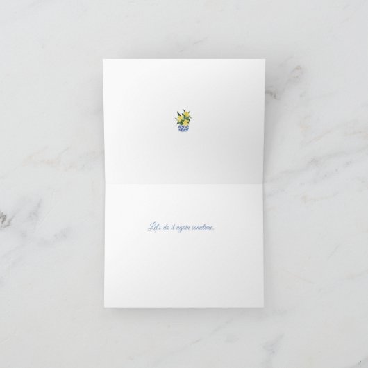 Bedankt voor de lunch (Binnen)