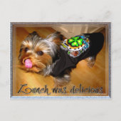 Bedankt voor de lunch briefkaart (Voorkant)